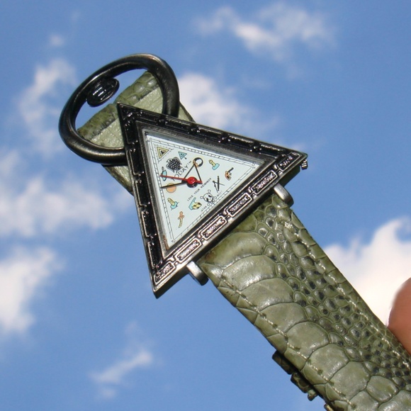 today Accessories - Vintage Watch Womens Genuine Alligator Leather